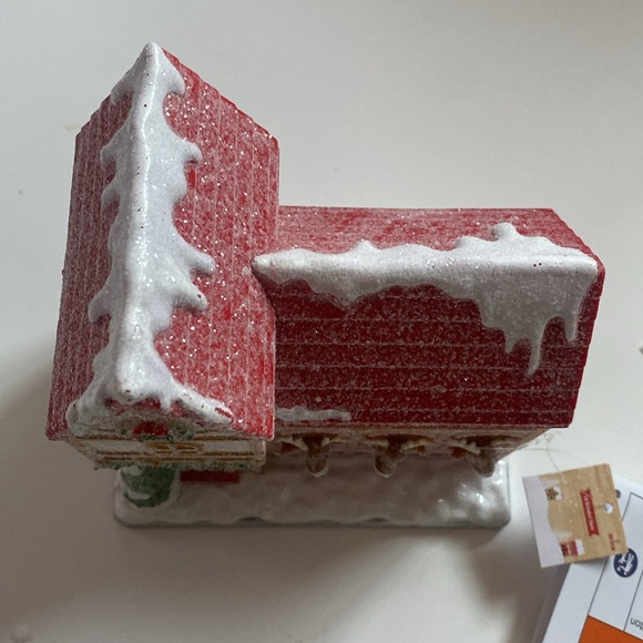 Christmas Village Houses Reindeer Building Light up - Picture 2 of 4